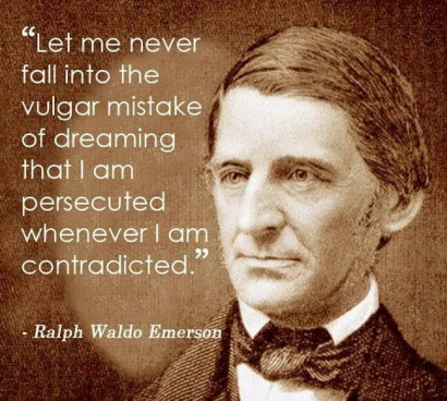 Ralph Waldo Emerson = Mature Priest in Martyrdom on Persecution 