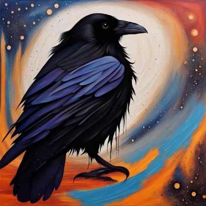 Self-Karma as represented in the Michael Teachings - Raven may say "nevermore" but that choice is up to us to change our behavior.